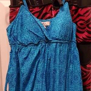 Cotton sundress or bathing suit cover